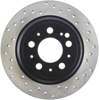 StopTech Sport Cross Drilled Brake Rotor Rear Left 128.39025L