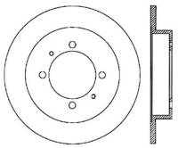 StopTech Sport Cross Drilled Brake Rotor Rear Left 128.39028L