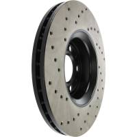 Stoptech - StopTech Sport Cryo Cross Drilled Brake Rotor Front Left 128.39032CL - Image 3