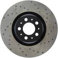 Stoptech - StopTech Sport Cross Drilled Brake Rotor Front Left 128.39034L - Image 1