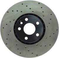 Stoptech - StopTech Sport Cross Drilled Brake Rotor Front Left 128.39046L - Image 1