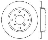 StopTech Sport Cross Drilled Brake Rotor Rear Left 128.40016L
