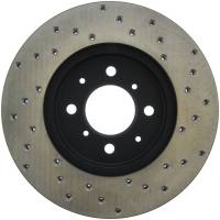 Stoptech - StopTech 90-01 Integra (EXC Type R) / 90-05 Honda Civic Cross Drilled Right Front Rotor - 128.40021R - Image 2