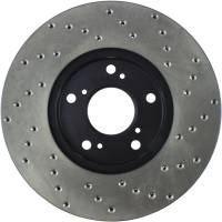 Stoptech - StopTech 06-18 Honda Civic Cryo Drilled Sport Right Front Rotor - 128.40036CR - Image 2