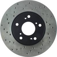 Stoptech - StopTech 06-18 Honda Civic Cryo Drilled Sport Right Front Rotor - 128.40036CR - Image 3