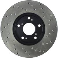 Stoptech - StopTech 06-08 Civic GX / 02-04 CR-V / 98-02 Honda Accord V6 / 03-07 Accord 4 cyl/V6 MT Drilled Rig - 128.40036R - Image 2