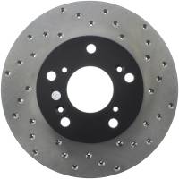 Stoptech - StopTech Sport Cross Drilled Brake Rotor Front Left 128.40056L - Image 1