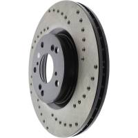 Stoptech - StopTech Sport Cryo Cross Drilled Brake Rotor Front Left 128.40057CL - Image 2