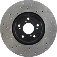 Stoptech - StopTech 04-08 Acura TL/TL-S Brembo Cryo Drilled Left Front Rotor - 128.40062CL - Image 2