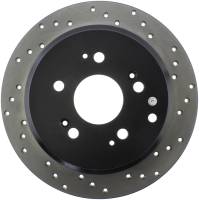StopTech Sport Cross Drilled Brake Rotor Rear Left 128.40065L