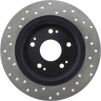 Stoptech - StopTech 05-17 Honda Accord / 16-17 HR-V / 09-14 Acura TSX Cryo Sport Drilled Rear Left Rotor - 128.40068CL - Image 2
