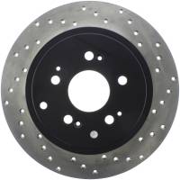 StopTech Sport Cross Drilled Brake Rotor Rear Left 128.40070L