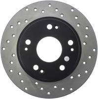 StopTech Sport Cross Drilled Brake Rotor Rear Left 128.40079L