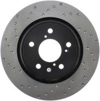 Stoptech - StopTech Sport Cross Drilled Brake Rotor - Front Left - 128.40092R - Image 1