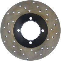 Stoptech - StopTech Sport Cross Drilled Brake Rotor Front Left 128.42004L - Image 1