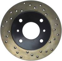 Stoptech - StopTech Sport Cross Drilled Brake Rotor Front Left 128.42040L - Image 1