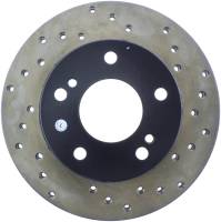 Stoptech - StopTech Sport Cross Drilled Brake Rotor Front Left 128.42057L - Image 1