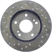 Stoptech - StopTech Sport Cross Drilled Brake Rotor Front Left 128.42057L - Image 2