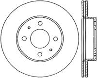 StopTech Sport Cross Drilled Brake Rotor Front Right 128.42061R