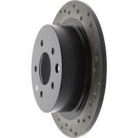 Stoptech - StopTech Sport Cryo Cross Drilled Brake Rotor Rear Left 128.42073CL - Image 2