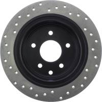 Stoptech - StopTech Sport Cryo Cross Drilled Brake Rotor Rear Left 128.42073CL - Image 3