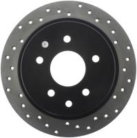 StopTech Sport Cross Drilled Brake Rotor Rear Left 128.42073L