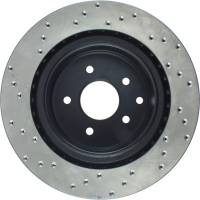 Stoptech - StopTech Sport Cryo Cross Drilled Brake Rotor Rear Left 128.42079CL - Image 2