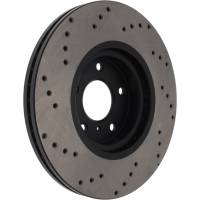 Stoptech - StopTech Sport Cryo Cross Drilled Brake Rotor Front Left 128.42080CL - Image 3