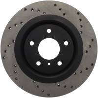 Stoptech - StopTech 08-09 Infiniti EX35 / 05-08 G35 / 09 G37 / 06-09 M35/M45 Drilled Left Front Rotor - 128.42080L - Image 1