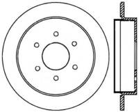 StopTech Sport Cross Drilled Brake Rotor Rear Left 128.42081L