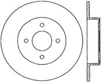 StopTech Sport Cross Drilled Brake Rotor Rear Left 128.42082L