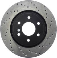 Stoptech - StopTech Sport Cross Drilled Brake Rotor Front Left 128.42085L - Image 1