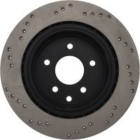 Stoptech - StopTech 08-09 Infiniti EX35 / 05-08 G35 / 09 G37 / 06-09 M35/M45 Cryo Drilled Left Rear Rotor - 128.42088CL - Image 2