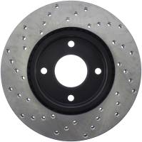 Stoptech - StopTech Sport Cross Drilled Brake Rotor Front Left 128.42091L - Image 2