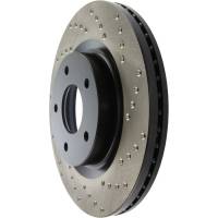 Stoptech - StopTech Sport Cryo Cross Drilled Brake Rotor Front Left 128.42096CL - Image 2