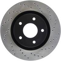 Stoptech - StopTech Sport Cross Drilled Brake Rotor Front Left 128.42096L - Image 1