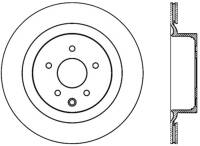 StopTech Nissan 370z / Infiniti G37 SportStop Drilled Rear Left Rotor - 128.42101L