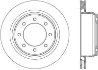 StopTech Sport Cross Drilled Brake Rotor Rear Left 128.42109L
