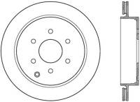 StopTech Sport Cross Drilled Brake Rotor Rear Left 128.42113L