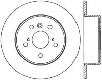 StopTech Sport Cross Drilled Brake Rotor Rear Left 128.44080L