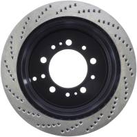 Stoptech - StopTech Sport Cross Drilled Brake Rotor Rear Left 128.44087L - Image 2