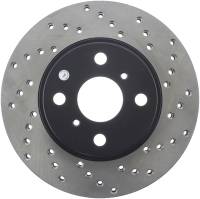 Stoptech - StopTech Sport Cross Drilled Brake Rotor Front Left 128.44119L - Image 1