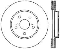 StopTech 02 Lexus ES250/300/330/350/06-12 IS250/300/350 Drilled Left Front Rotor - 128.44125L