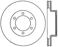 StopTech 05-09 Toyota Tacoma/03-09 4 Runner Drilled Right Front Rotor - 128.44129R