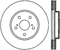 StopTech Sport Cross Drilled Brake Rotor Front Right 128.44130R