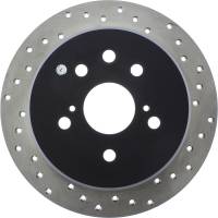 Stoptech - StopTech Sport Cryo Cross Drilled Brake Rotor Rear Left 128.44142CL - Image 2