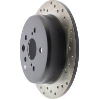 Stoptech - StopTech Sport Cryo Cross Drilled Brake Rotor Rear Left 128.44142CL - Image 3