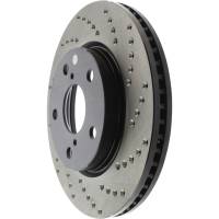 Stoptech - StopTech Sport Cryo Cross Drilled Brake Rotor Front Left 128.44147CL - Image 4
