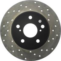 Stoptech - StopTech Sport Cryo Cross Drilled Brake Rotor Rear Left 128.44161CL - Image 2