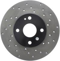 Stoptech - StopTech Sport Cross Drilled Brake Rotor Front Left 128.45040L - Image 1